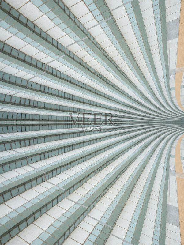 无限的楼梯，斜向无限，镜像正版图片素材