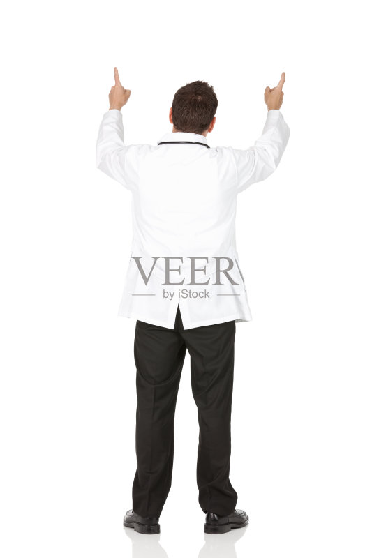 男医生的背影照片摄影图片