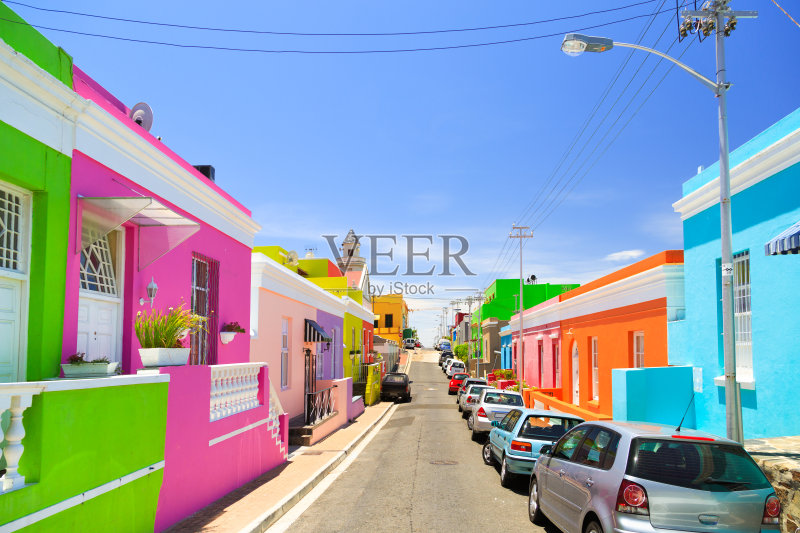 博卡普， 开普敦正版图片素材