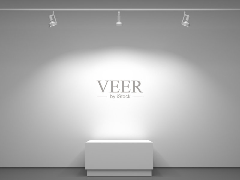 3 d照亮讲台正版图片素材