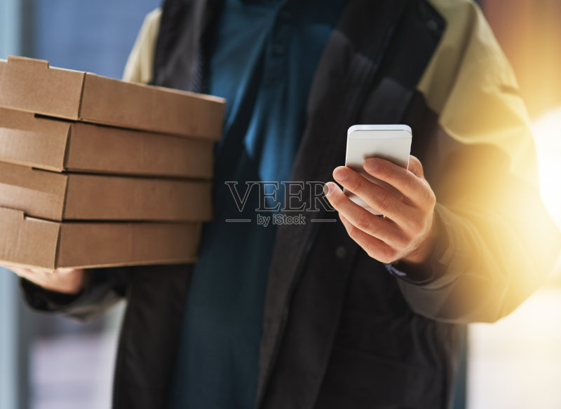 美味的外卖已经送到你家门口了正版图片素材