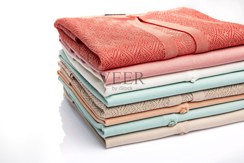 彩色折叠衣服正版图片素材