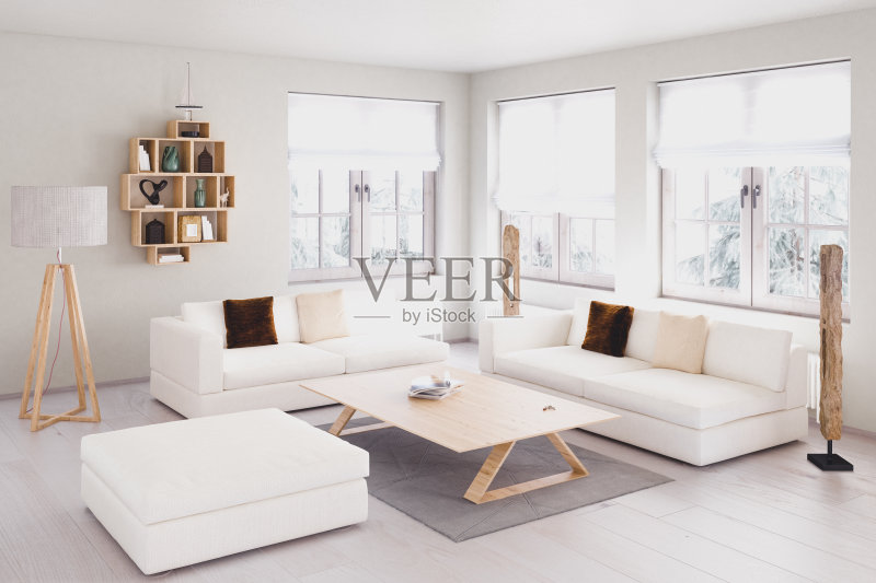 现代客厅正版图片素材