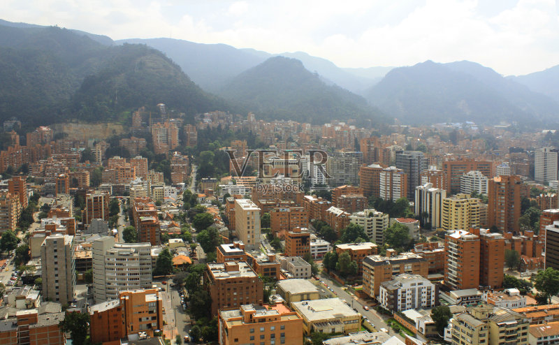 波哥大航空照片正版图片素材