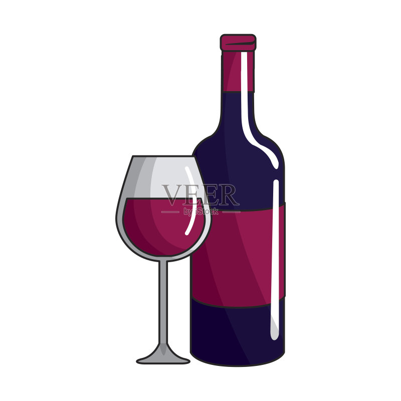 美味葡萄酒图标图标素材