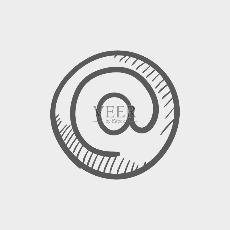 电子邮件网络草图图标图标素材