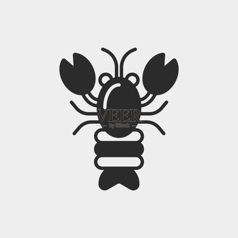 龙虾图标图标素材