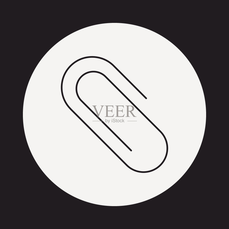 夹子线条图标图标素材