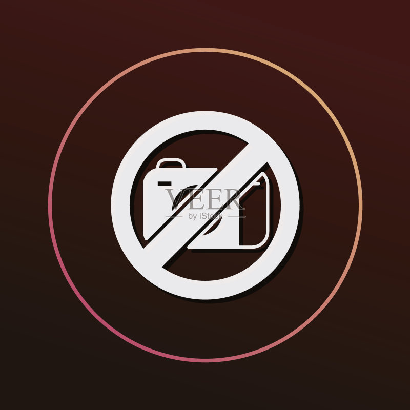 禁止拍照图标图标素材