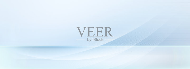 浅蓝色和白色的运动线在模糊的浅蓝色背景上正版图片素材