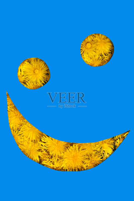 蒲公英笑脸照片摄影图片