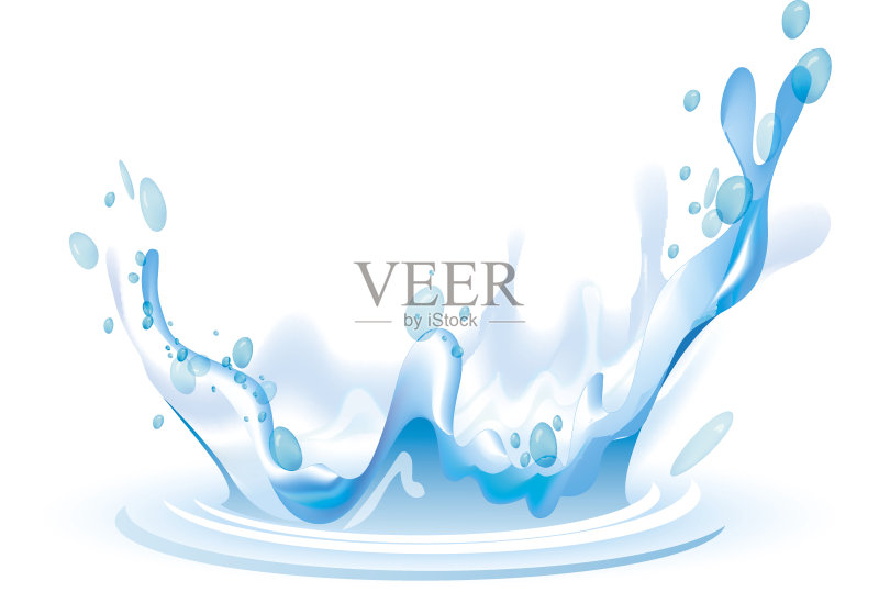 飞溅的水正版元素素材