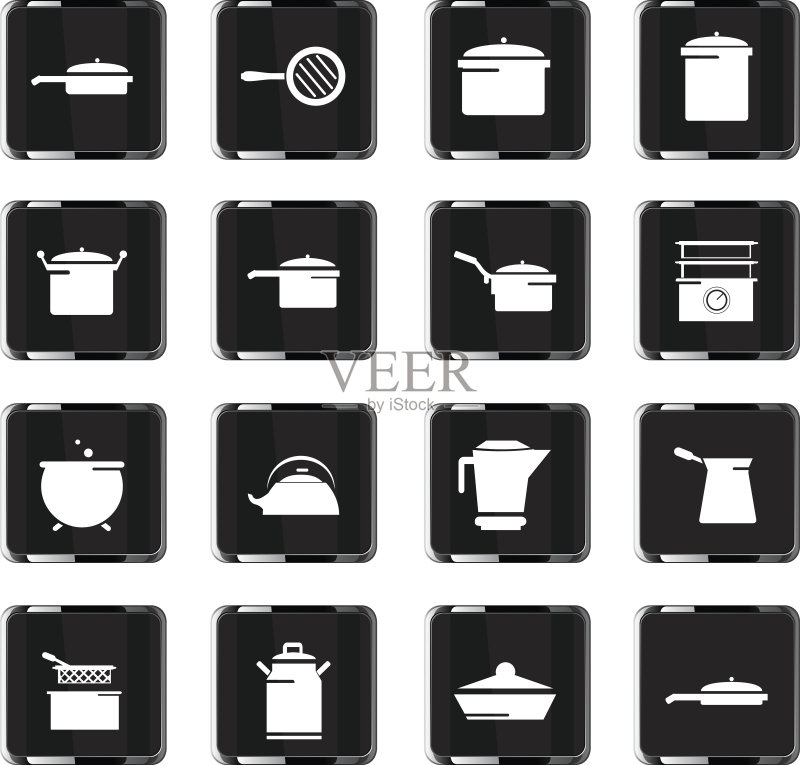 餐具图标集图标素材