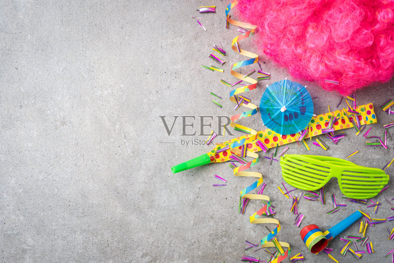 嘉年华或生日派对背景正版图片素材