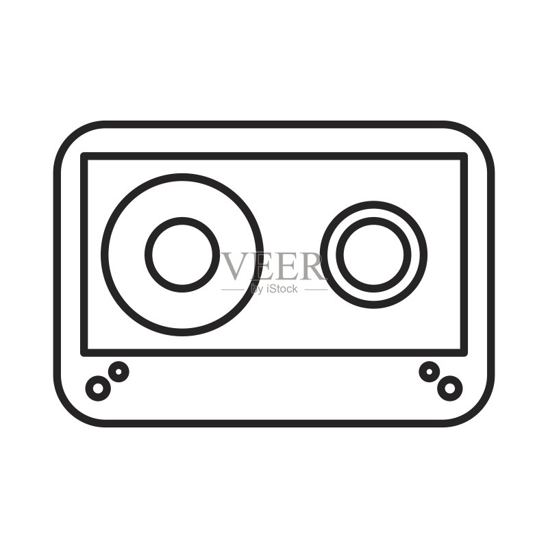 复古磁带图标图标素材