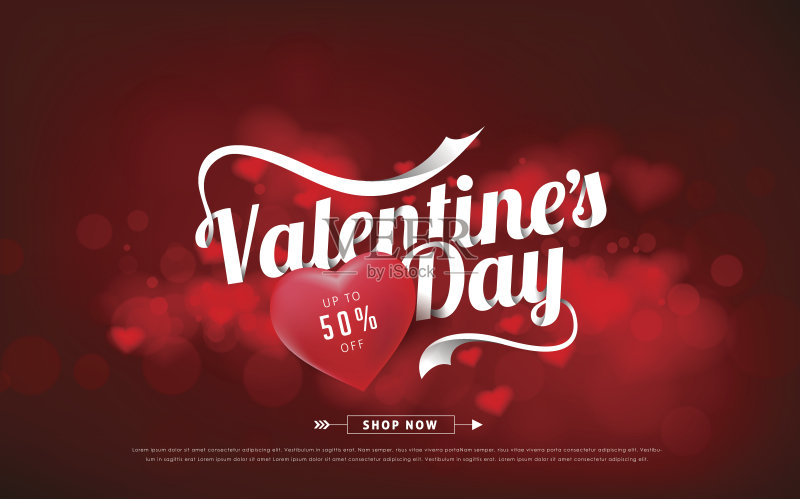 情人节正版插画素材