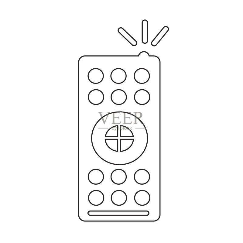 电视遥控器图标图标素材