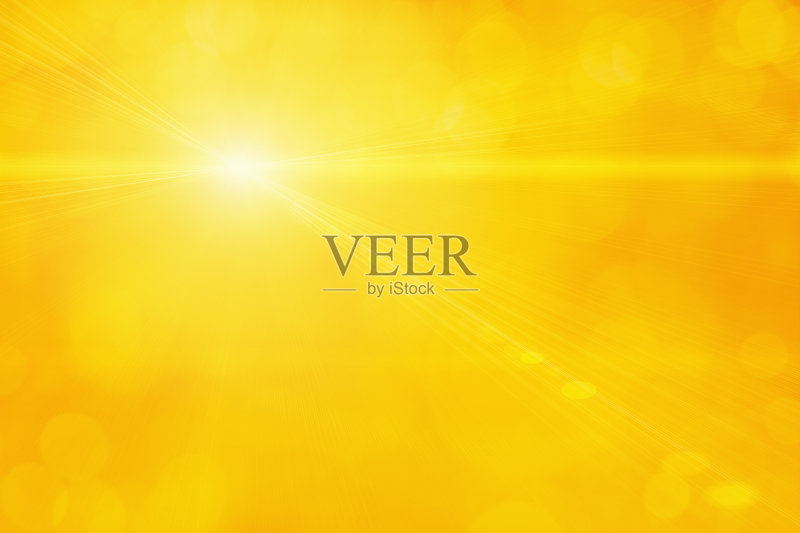 抽象的背景光。太阳爆发正版插画素材