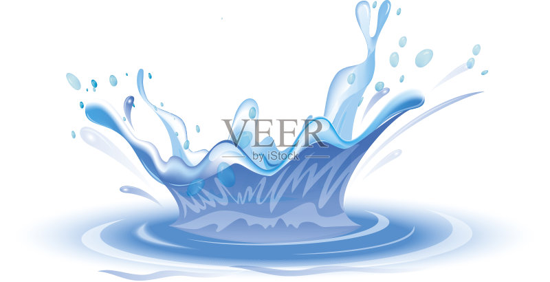 飞溅的水正版元素素材