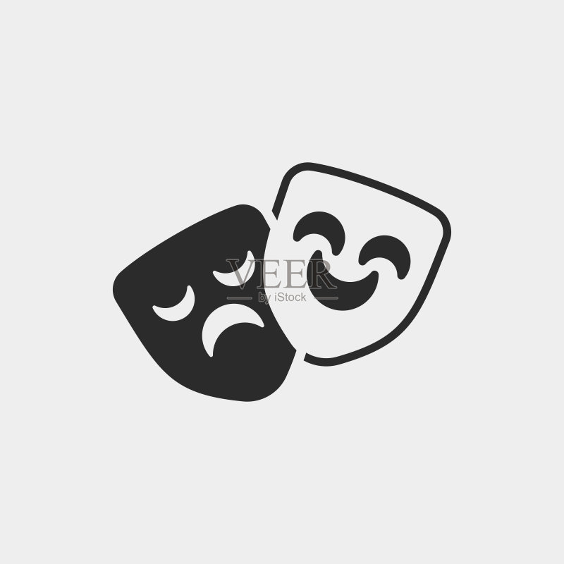 歌剧面具图标图标素材