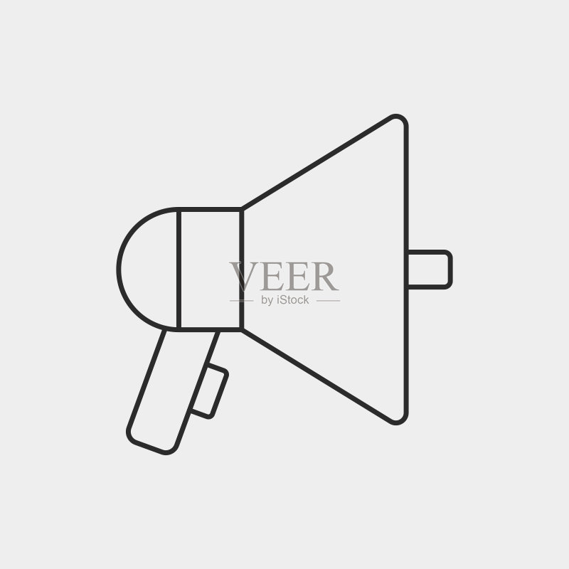 录音线性图标图标素材