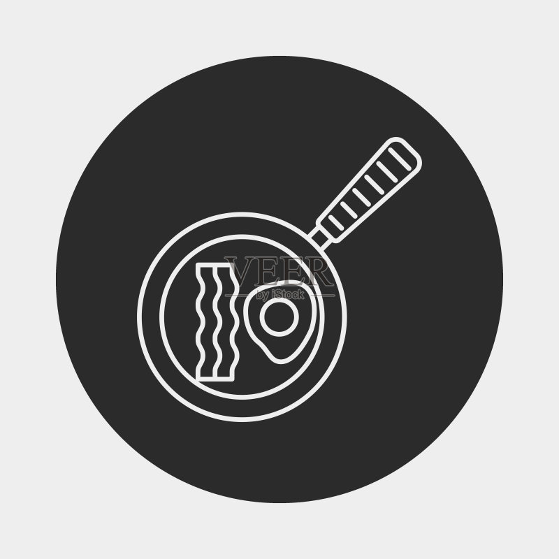 锅线条图标图标素材