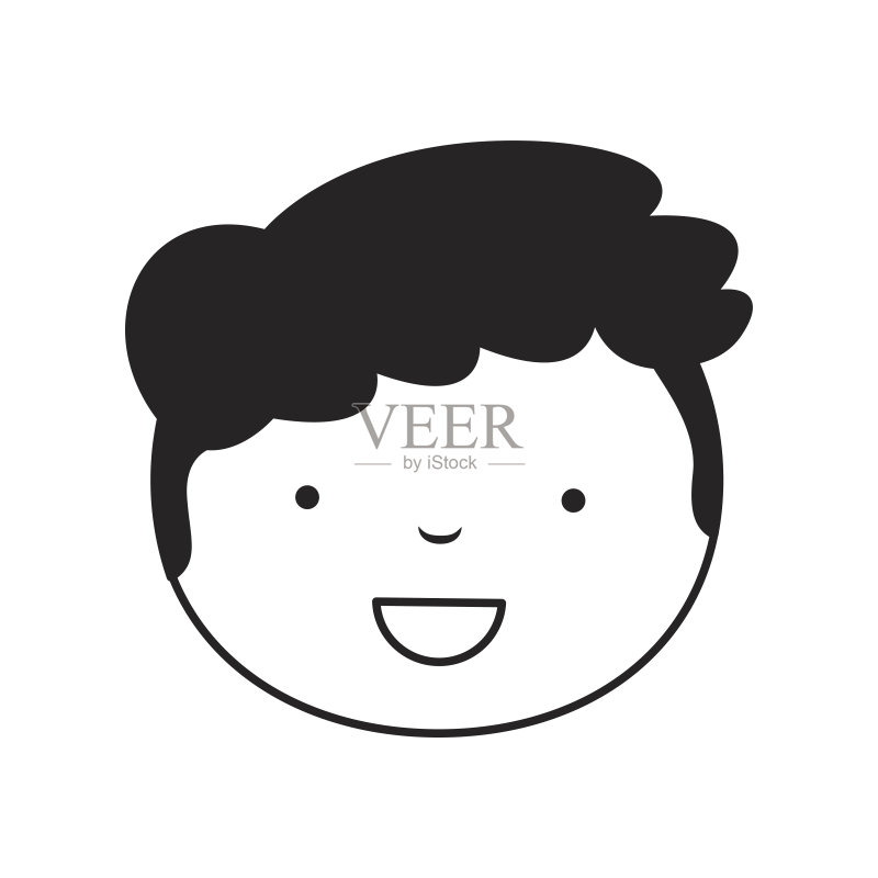 英俊的男孩图标图标素材