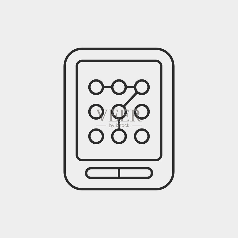 手机线条图标图标素材