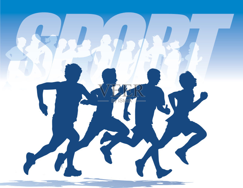 体育运动正版插画素材