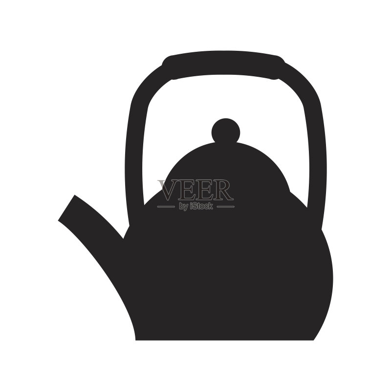 咖啡茶壶独立图标图标素材