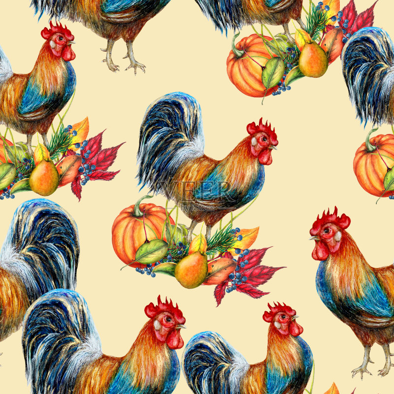 无缝模式正版插画素材