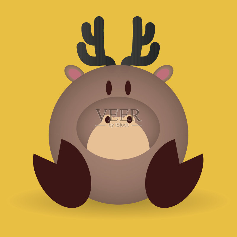 鹿正版元素素材