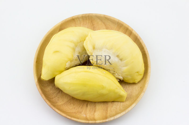 木盘里的榴莲正版图片素材