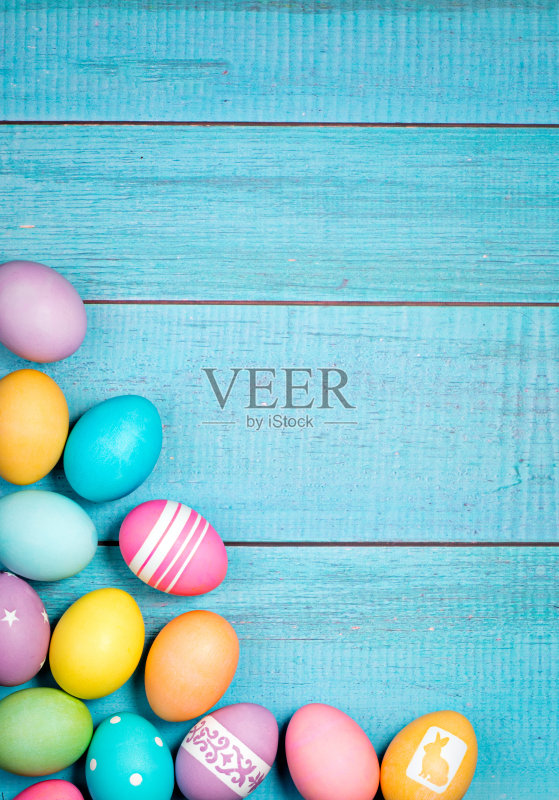 复活节彩蛋正版图片素材