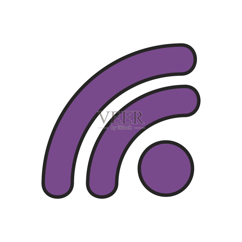 Wifi信号隔离图标图标素材