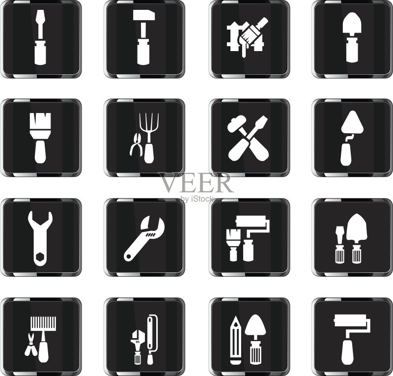 工作工具图标集图标素材