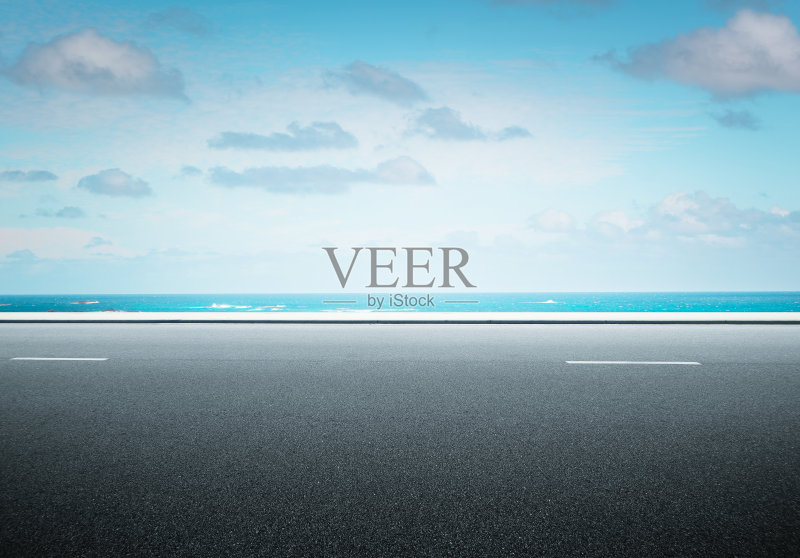 侧视图沥青路面正版图片素材