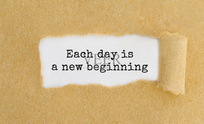 撕破牛皮纸后的每一天都是一个新的开始正版图片素材