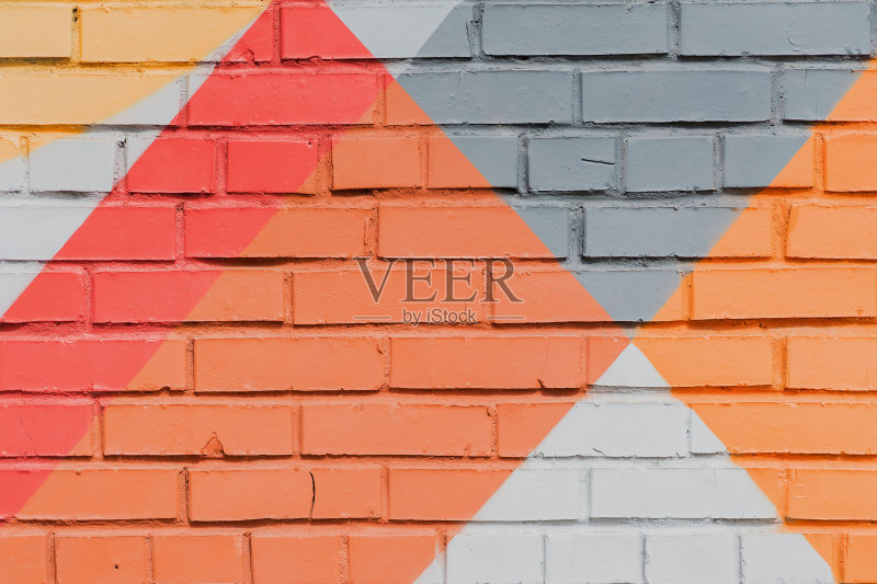 墙上的抽象涂鸦，非常小的细节，街头艺术特写，时尚图案，可用作背景正版插画素材