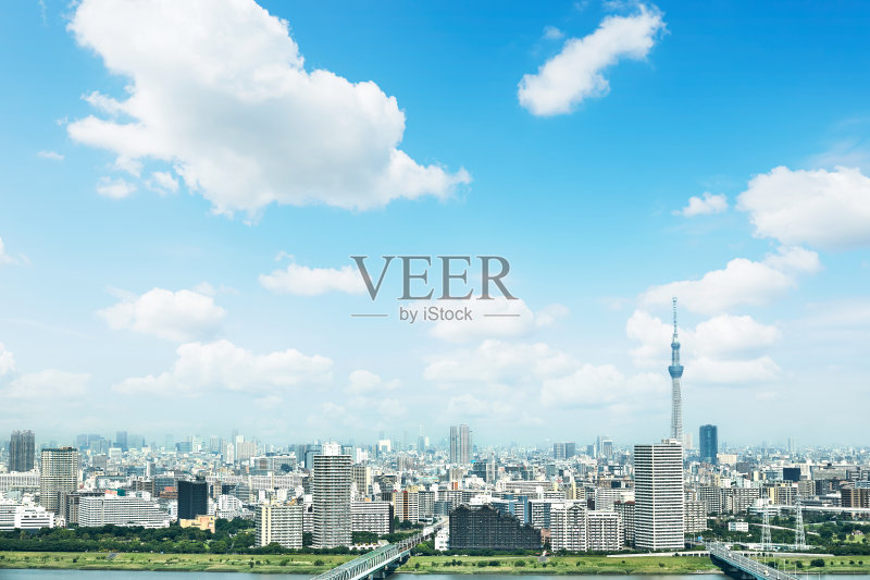 东京城市景观正版图片素材