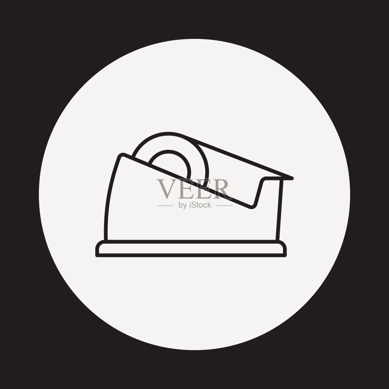 胶带线图标图标素材