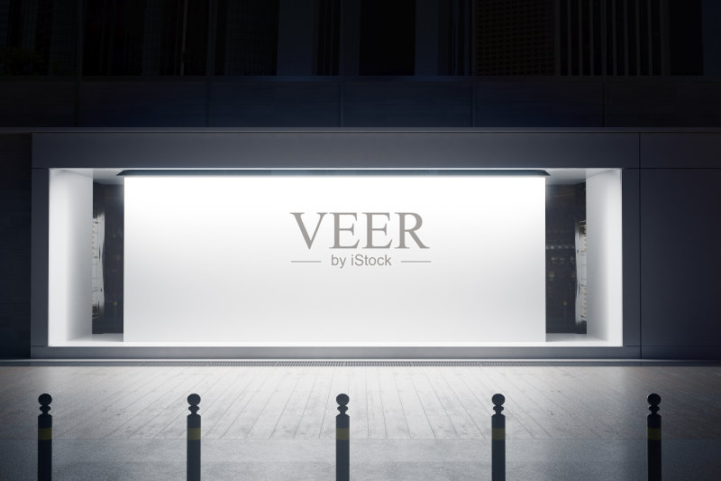 铺着白色帆布的店面正版图片素材