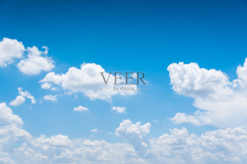 蓝色的天空背景。正版图片素材
