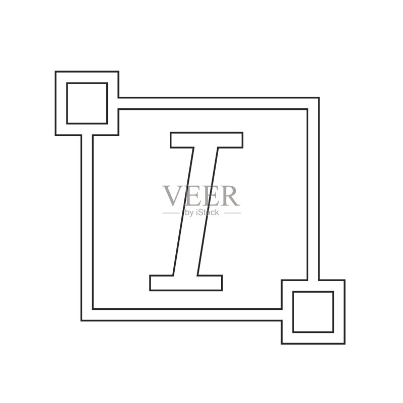 斜体文本字体编辑字母图标图标素材