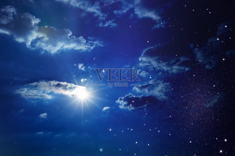 的夜晚。正版图片素材