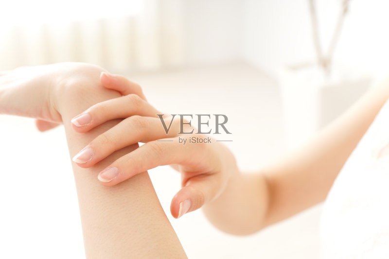 年轻女子的美丽形象正版图片素材