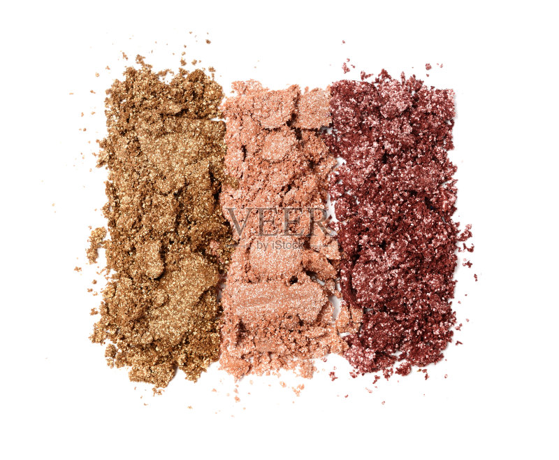 五彩缤纷的碎眼影膏正版图片素材