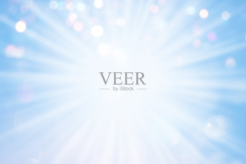 闪耀的灯光，圣诞节的背景正版插画素材