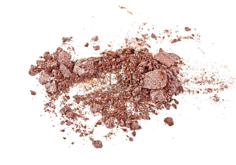 白色背景上的眉色眼影正版图片素材