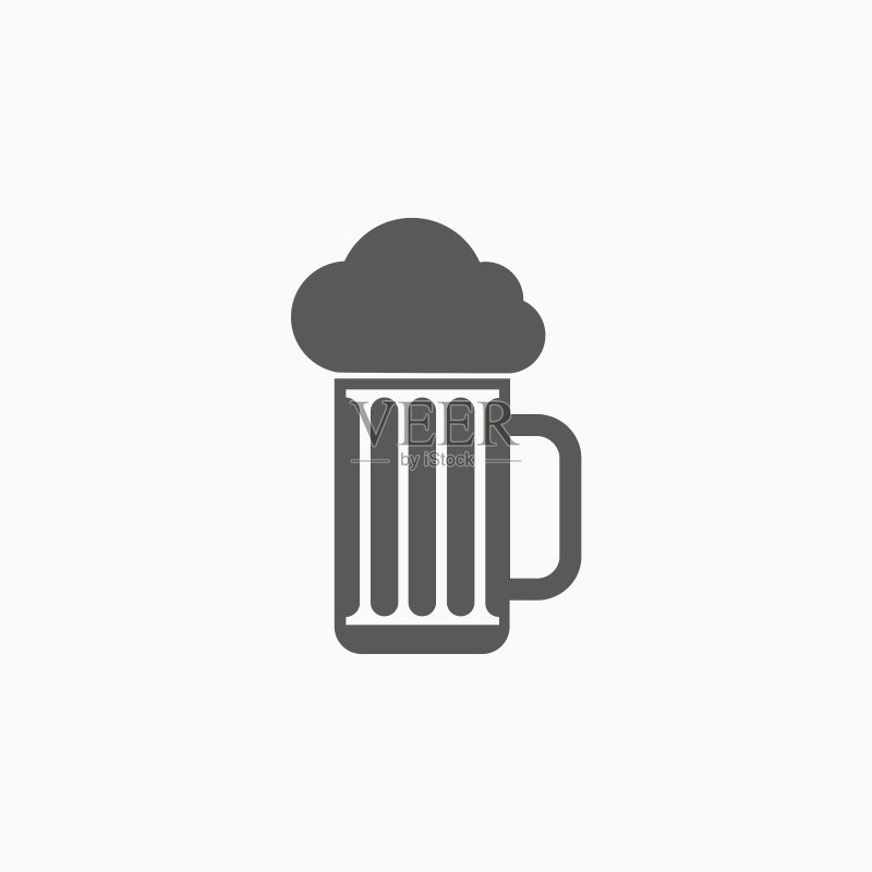 啤酒杯图标图标素材